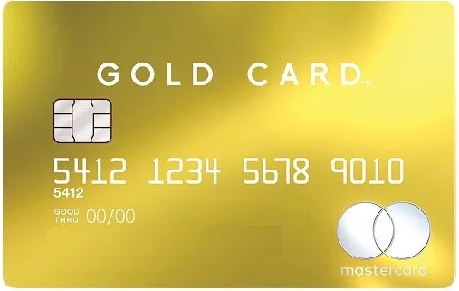 Physical Prepaid MasterCard Gold Card