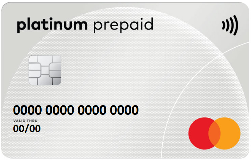 Reloadable Prepaid Platinum Mastercard
